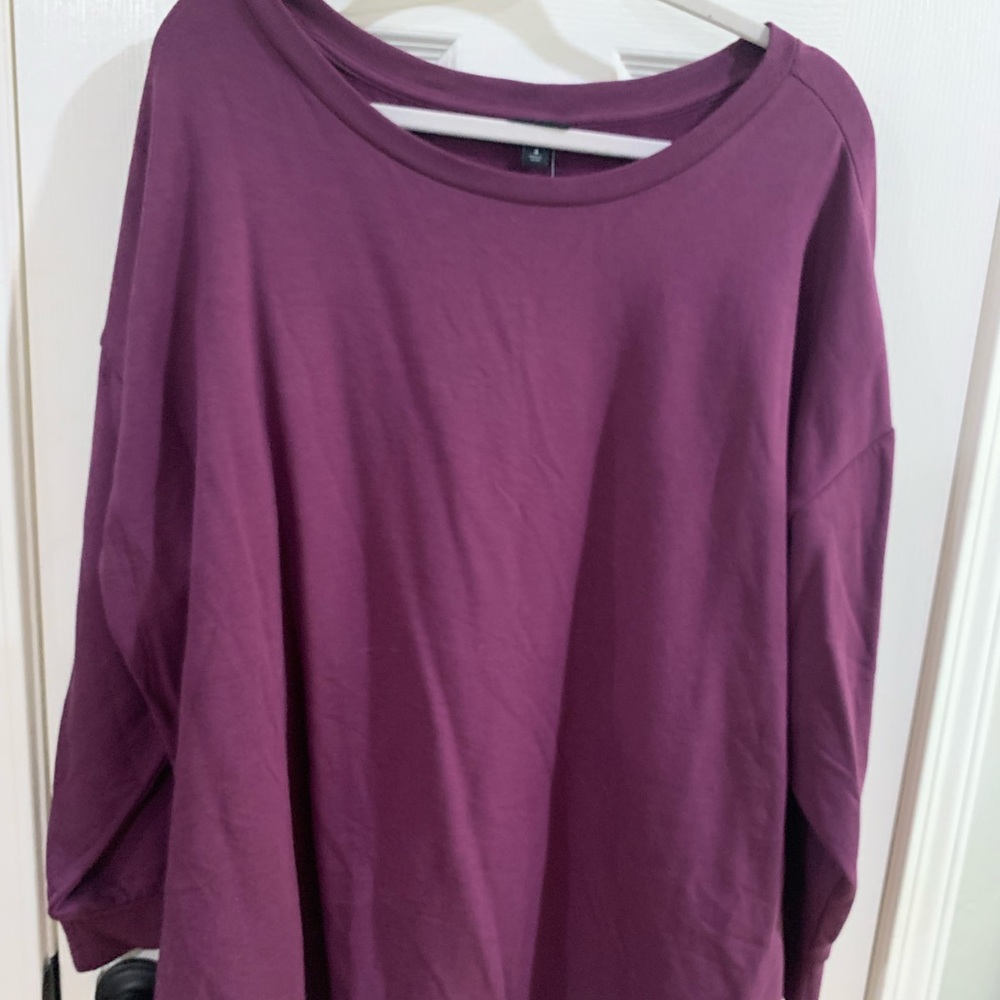 Purple sweatshirt
